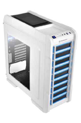 Thermaltake VP300A6W2N Chaser A31 Snow-Edition Midi-Tower PC-Gehäuse (ATX, 3x 5,25 externe, 6x 3,5 interne, 2x USB 3.0) weiß