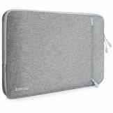 Tomtoc 360° Schutzhülle für das neue 13 Zoll MacBook Pro Late 2016/12,9 Zoll iPad Pro, Stoßfester Stoff Laptop Schutztasche, Spritzwasserfest, Grau