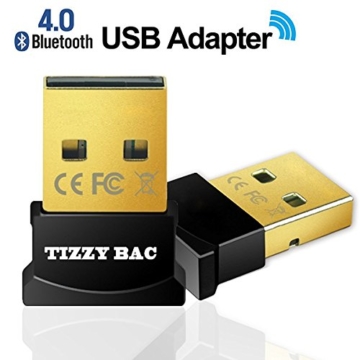 USB nano Bluetooth-Adapter V4.0 mit LED – Version 4.0 Technologie – neuester Standard – Plug & Play – Windows 10 fähig