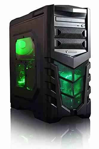 Vibox VBX-PC-16256P 54,61 cm (21,5 Zoll) Ripsaw Paket 4 Gaming Desktop-PC (Intel Core i7 i7-4790, 16GB RAM, 2TB HDD, NVIDIA Geforce GTX 980, Win 10 Home) grün
