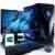 Vibox VBX-PC-4935-II Apache Paket 9 54,6 cm (21,5 Zoll) Gaming Desktop-PC (AMD Phenom Quad Core FX-6300, 16GB RAM, 1TB HDD, NVIDIA Geforce GTX 960, Win 10 Home) blau