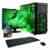 Vibox VBX-PC-5411 Ultra Paket 11SW 54,6 cm (21,5 Zoll) Gaming Desktop-PC (AMD A Series A8-7600, 16GB RAM, 1TB HDD, AMD Radeon R7, Win 10 Home) grün