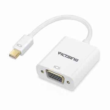 VicTsing Mini DisplayPort DP auf VGA Adapter Kabel Konverter für Apple MacBook, MacBook Air, MacBook Pro, iMac, Mac mini, Microsoft Surface Pro/ Pro 2/ Pro 3, Lenovol Thinkpad X1/ Carbon/ Touch/ Helix