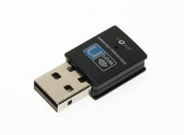 WLAN Stick Wireless USB Adapter 300 Mbit/s Mini | Wireless LAN | USB 2.0 Stick |2,4 GHz | Mini Dongle 802.11n/b/g | SMA Buchse 150 54 | Windows 7 + Windows 8 fähig | besonders hohe Reichweite NEU / Marke PRECORN