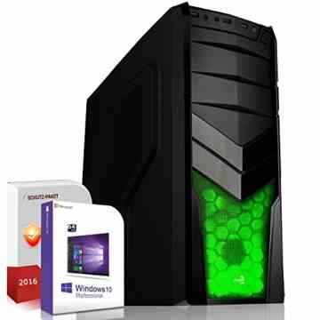 Win 10 Komplett PC Set GTX 1070 8GB 1 TB 120 GB SSD 8 GB Intel i7 6700K 4×4.2 GH