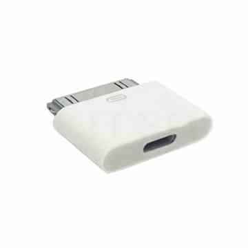 Zactech 30 Pin connector to 8 Pin Lightning for iPhone 4 4S iPod Touch 4 Data Sync and Charging