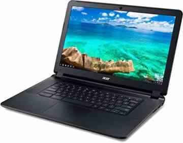 Acer Chomebook C910-C4QT 39,6 cm (15,6 Zoll) Notebook (Intel Celeron 3205U, 2 GB RAM, 16 GB SSD, Intel HD Graphics, Chrome) schwarz -