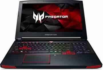 Acer Predator 15 (G9-593-74VX) 39,6 cm (15,6 Zoll Full HD) Notebook (Intel Core i7-6700HQ, 16GB RAM, 1000GB HDD, 256GB SSD, Nvidia GeForce GTX 1070, DVD, Win 10 Home) schwarz -
