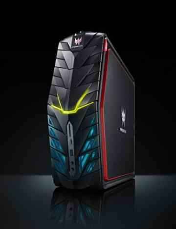 Acer Predator G1 (G1-710) Gaming Desktop PC (Intel Core i7-6700, 16 GB RAM, 3.000 GB HDD + 256 GB SSD, NVIDIA GeForce GTX 1080 (8GB GDDR5X VRAM), DVD SM, Win 10 Home) schwarz -