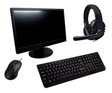 ADMI GAMING PC PAKET: Leistungsstarke Desktop-Computer, 21,5-Zoll-1080p-Monitor, Tastatur und Maus-Set (PC SPEC: AMD A6-6400K 4.1GHz Dual-Core Radeon HD 8470D Grafik, USB 3.0, Stromversorgung 500 W 1 TB-Festplatte , RAM von 8 GB, 24 x DVD-RW-Laufwerk, Wireless LAN, Goblin Spiel-Box, Betriebssystem: No) Spielpaket -