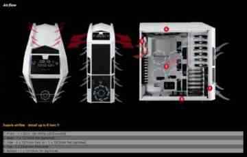 Aerocool Xpredator White Edi. Big-Tower Gaming-Gehäuse (XL-ATX, 6x 5,25 externe/interne, 1x 3,5 externe, USB 3.0) -