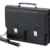 Alassio 47117 Briefcase Veneto Aktentasche, Schwarz -