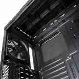 anidees AI-06BS-V2 Midi Tower Aluminium PC Gaming Gehäuse schwarz Silent gedämmt mit sd kartenleser fan controller