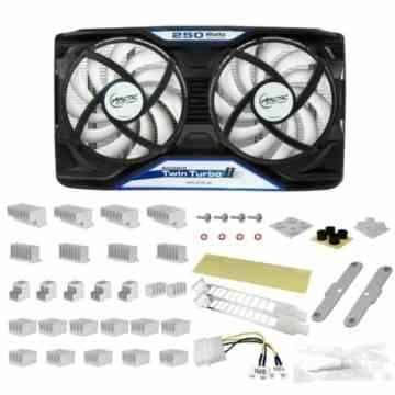 Arctic Accelero Twin Turbo II Grafikkartenkühler für NVIDIA (bis zu 250 Watt Kühlleistung durch zwei 92 mm PWM Lüfter) -