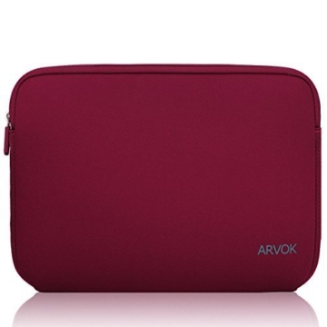 Arvok 13 13,3 14 Zoll Laptoptasche Notebooktasche Laptophülle Laptop Schutzhülle Notebook Tasche Laptop Sleeve/Case Schutztasche Wasserfest Neoprene Laptop Hülle/ Notebook Computer Tablet Ultrabook Schutzhülle/ Briefcase Carrying Bag/ Pouch Cover/ Skin Cover/ Netbook Tasche Für Acer/ Asus/ Dell/ Fujitsu/ Lenovo/ HP/ Samsung/ Sony/ Toshiba, Wein Rot -