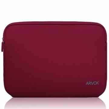 Arvok 13 13,3 14 Zoll Laptoptasche Notebooktasche Laptophülle Laptop Schutzhülle Notebook Tasche Laptop Sleeve/Case Schutztasche Wasserfest Neoprene Laptop Hülle/ Notebook Computer Tablet Ultrabook Schutzhülle/ Briefcase Carrying Bag/ Pouch Cover/ Skin Cover/ Netbook Tasche Für Acer/ Asus/ Dell/ Fujitsu/ Lenovo/ HP/ Samsung/ Sony/ Toshiba, Wein Rot -