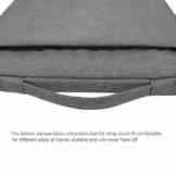 Arvok 15 15,6 16 Zoll Notebooktasche Laptoptasche Aktentasche Wasserfest Canvas-Gewebe Laptop Schutzhülle Mit Griff Henkel & Reißverschluss-Tasche/Ultrabook/ Netbook Tasche/ Tablet Hülle Tasche/ Laptophülle/ Hülle Sleeve Tasche Für Acer/ Asus/ Dell/ Fujitsu/ Lenovo/ HP/ Samsung, Grau -