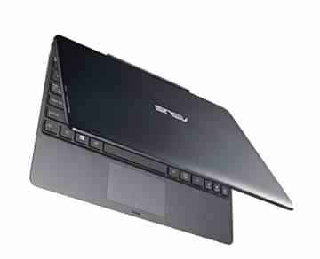 Asus T100TA-DK024H 25,60 cm (10,1 Zoll) Convertible Tablet-PC (Intel Atom Z3775, 1,4GHz, 2GB RAM, 64GB eMMC, Intel HD, Win 8, Touchscreen) grau -