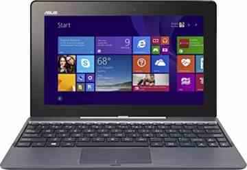 Asus Transformer Book T100TA 25.65 cm (10.1 Zoll) Convertible Tablet PC (Intel Atom Quadcore Z3740 1,3GHz, 2GB RAM, 32GB HDD, Intel HD, Windows 8 Touchscreen) grau -
