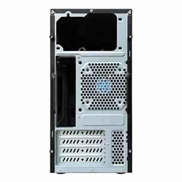 AVP Tower Mini Viper Schwarz, 2 x 12 cm Lüfter, USB 3.0) mit Netzteil (AVP – 500Watt EL03BP -