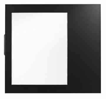 BitFenix Comrade Window – PC-Gehäuse (ATX/Micro ATX/Mini ITX, 120 mm, schwarz/transparent -