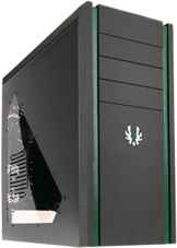 BitFenix Shinobi Midi-Tower PC-Gehäuse (micro ATX, USB 3.0) schwarz/grün -