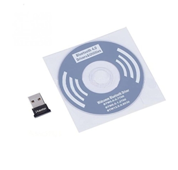 Bluetooth-Adapter, Amotus USB Bluetooth Nano Adapter 4.0 + EDR [Low Energy] Plug Play USB Dongle für PC, Kopfhörer, Laptop, Windows 10 / 8.1 / 8/7 / Vista, Daten, Tastatur, Maus, Drucker, PS4 -