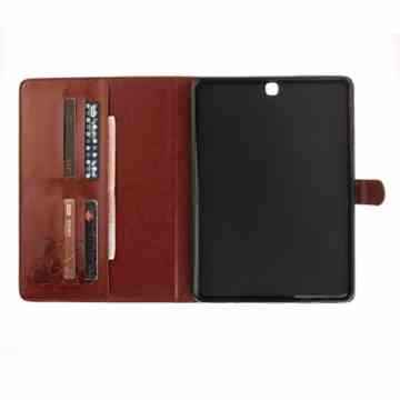 BONROY® Tablet Samsung Galaxy Tab S2 9.7 Zoll SM-T815 Hülle Etui Case Chinesischen nationalen Schatz Panda niedlichen Muster Telefon-Kasten mit Standfunktion Karteneinschub und Magnetverschluß für Samsung Galaxy Tab S2 9.7 Zoll SM-T815 -