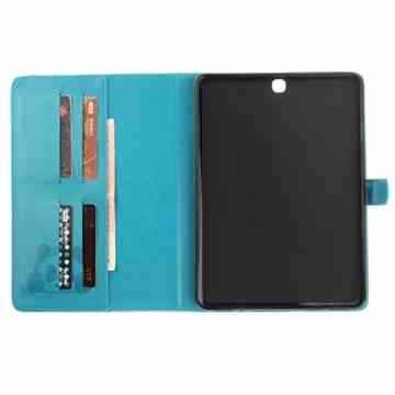 BONROY® Tablet Samsung Galaxy Tab S2 9.7 Zoll SM-T815 Hülle Etui Case Chinesischen nationalen Schatz Panda niedlichen Muster Telefon-Kasten mit Standfunktion Karteneinschub und Magnetverschluß für Samsung Galaxy Tab S2 9.7 Zoll SM-T815 -