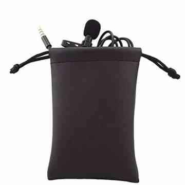 Clip-on-Lava Lille Mikrofon, unser Leben omnidirektionales Kondensatormikrofon für iPhone & Android-Smartphone, Laptop MacBook (Jack Hole–No) -