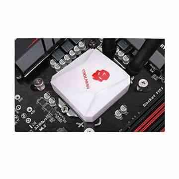 Computer Kühler Wasserkühlung Xagoo All-in-One Flüssigkeitskühler für CPU LED Kühlkörper Neu -