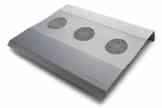 CoolerMaster Notepal W2 Notebook Kühler mit USB-Hub (2-port) silber -