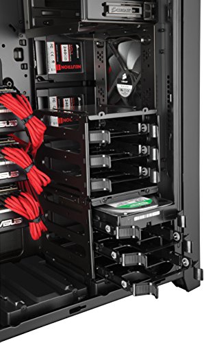 Corsair CC-9011035-WW Obsidian Series 750D Seitenfenster ATX Full-Tower Performance Computer Gehäuse, Schwarz -