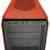Corsair CC-9011038-WW Graphite Series 230T Seitenfenster ATX Compact Mid-Tower Windowed Gaming Computer Gehäuse, Orange mit Orange LED Lüfter -