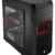 Corsair CC-9011050-WW Carbide Series Gaming PC-Gehäuse (Spec-01, Seitenfenster, Mid-Tower ATX) schwarz mit rotem LED Lüfter -