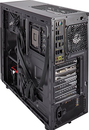 Corsair CC-9011075-WW Carbide Series 100R Seitenfenster Mid-Tower ATX Computer Gehäuse, Schwarz -