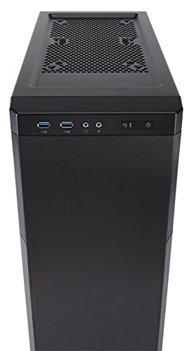 Corsair CC-9011076-WW Carbide Series 330R Blackout Mid-Tower ATX Silent Computer Gehäuse, Blackout -