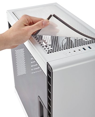 Corsair CC-9011081-WW (Carbide Series 400C Seitenfenster Midi-Tower ATX Computer Gehäuse) weiß -
