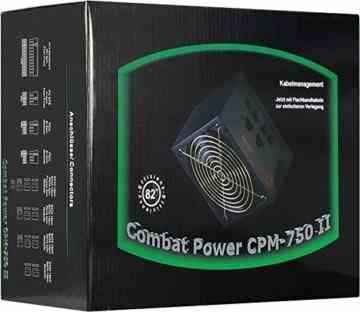 CPM 750 Watt II modulares ATX GAMER PC Netzteil mit Kabelmanagement leise durch 135mm Lüfter 8x Sata 2x PCIe mit flexiblen Flachbandkabeln -