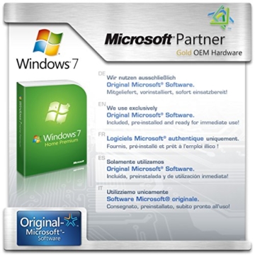 CSL Multimedia PC Sprint 5865Pro (Quad) inkl. Windows 7 Pro – AMD A10-6790K 4x 4000 MHz, 16 GB RAM, 240 GB SSD, 2000 GB SATA, Radeon HD 8670D, DVD-RW, CardReader, Gigabit LAN, USB 3.1 -