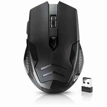 CSL – Wireless Funk Mouse / optische USB Notebook Maus | 2,4 GHz Wireless-Empfänger | Hohe Präzision | ergonomisches Design | 6 Tasten | Power Management System -