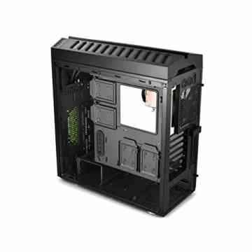 DEEPCOOL Genome BK-GN – Gaming PC Gehäuse inkl. Wasserkühlung, Front USB und Audio Anschlüsse. -