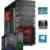 dercomputerladen Gamer PC System Intel, i7-6700K 4×4,0 GHz, 8GB DDR4 RAM, 1000GB HDD, nVidia GTX1080 -8GB, inkl. Windows 10 (inkl. Installation) Gaming Computer Büro Multimedia