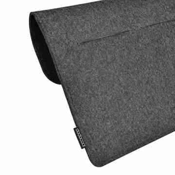 dodocool 13,3 Zoll Filz Sleeve Hülle Ultrabook Laptop Tasche für 13″ Macbook Air/ Pro Retina 12,9 Zoll iPad Pro,Dunkel Grau -