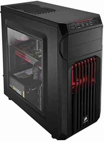 Dubaro Gamer PC i5 7600K mit 6GB GTX1060 120GB Desktop PC (Intel Core i5, 1000GB Festplatte, 16GB RAM schwarz/rot -
