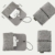 EasyAcc® Macbook Pro 13.3 Zoll Filz Sleeve Hülle Ultrabook Laptop Tasche für Apple Macbook Pro und vieles mehr – Grau (Dimension: 340 x 250 x 8 mm) -