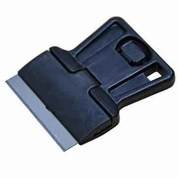 Ehdis® Sicherheit Farbschaber Mini Razor Schaber mit 10 Extra 1,5-Zoll-One-Edged High Carbon-Rasierklingen für Windows Film Installieren des Autotönungs -