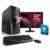 Entertain PC IDV FX-6300 inkl. Windows 7 Pro – AMD Hexa-Core FX-6300 6× 3500 MHz, GeForce GTX 750 Ti, 8GB RAM, 1TB HDD, 10in1 CardReader – 22″ LED Monitor, Gaming Tastatur-Maus Set -