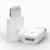 esorio® Micro USB auf Apple Lightning Adapter in weiss -