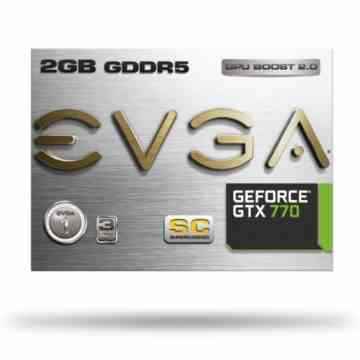 EVGA NVIDIA GeForce GTX 770 Superclocked mit ACX Cooler Grafikkarte (PCI, 2GB GDDR5 Speicher, DVI, 1 GPU) -